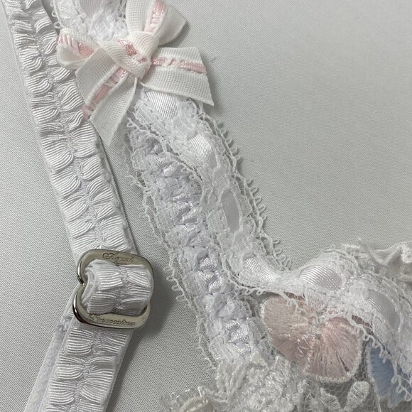 Agent Provocateur Petunia White Bra 32DD NWT - Picture 9 of 10